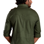 Forest Green Hunt in Style Shirt | Premium Men's Sportswear | Classic Outdoor Design | Comfortable Cotton Fabric | Size 36-44